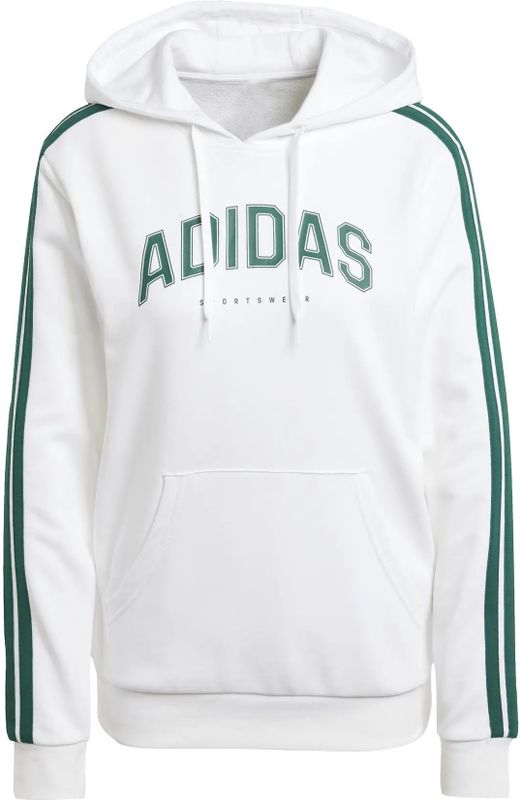 adidas - Lounge Soft Side Graphic - Hoodie - Zwart - Katoen