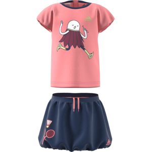 adidas - Character Set - Baby-kit voor Meisjes - 100% Biologisch Katoen - T-shirt en Rok