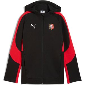 Kinder sweatjack met capuchon Stade Rennais Evostripe