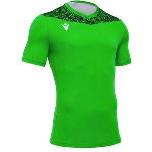 Macron - Nash Shirt - Korte Mouw - Groen/Zwart - Kinderen