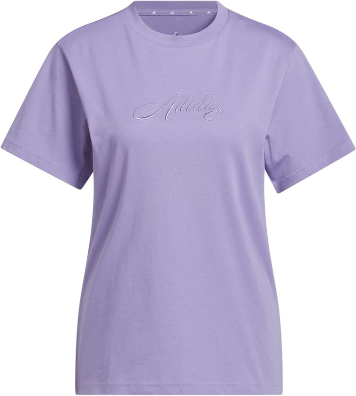 Dames-T-shirt adidas Cursive Wordmark