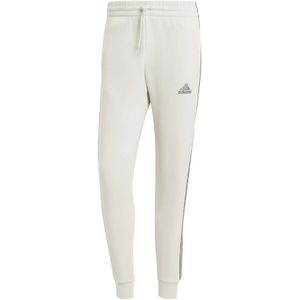 adidas - Essentials Fleece Joggingbroek - Wit - Donkergrijs - Katoen