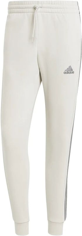 adidas - Essentials Fleece Joggingbroek - Wit - Donkergrijs - Katoen