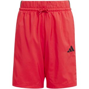 Adidas - J 3S KN SH 210 - Sportshort - Rood - 100% Polyester