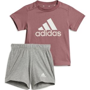 adidas - Essentials Logo - T-shirt en Shortset - Biokatoen