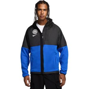 Nike - Inter Milan AWF Maison - Winterjas - Blauw - 100% Polyester, Waterafstotend
