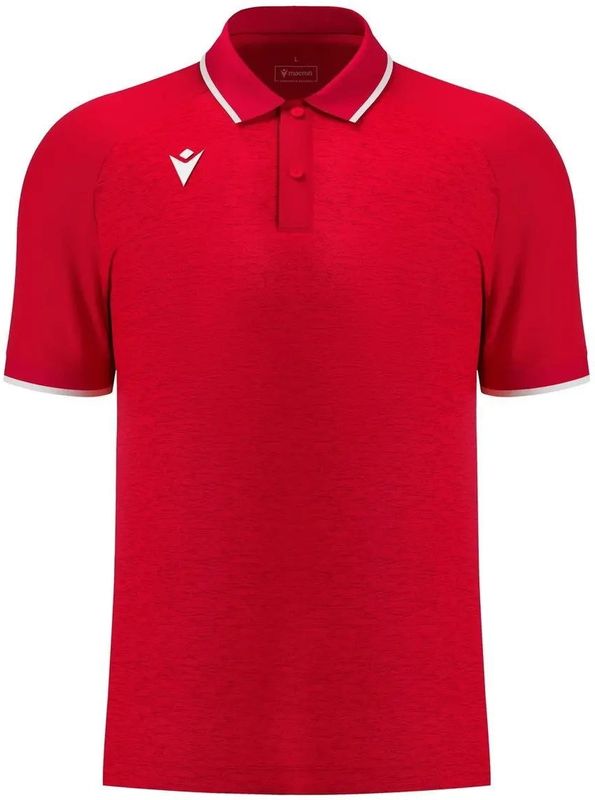 Macron - Glory Aulos - Polo - Rood / Wit