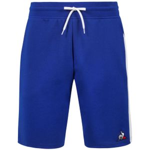 Le Coq Sportif - Saison 2 - Korte Broek - Zwart - 100% Katoen, Elastische Tailleband, 2 Zijzakken