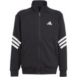 Adidas - Future Icons 3 Stripes - Trainingspak - Zwart - 7-8 Jaar - Jongens, Meisjes