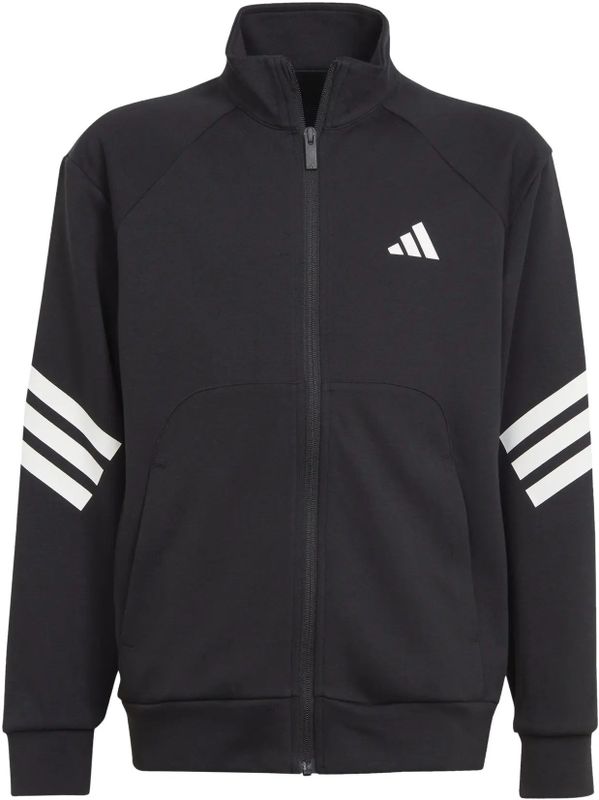Adidas - Future Icons 3 Stripes - Trainingspak - Zwart - 7-8 Jaar - Jongens, Meisjes