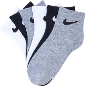 Enkelsokken - Wit - 97% Polyester, 3% Elastaan - 6 Paar