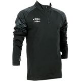 Umbro - Sweat 1/2 Zip League - Sweater - Zwart - 100% Polyester