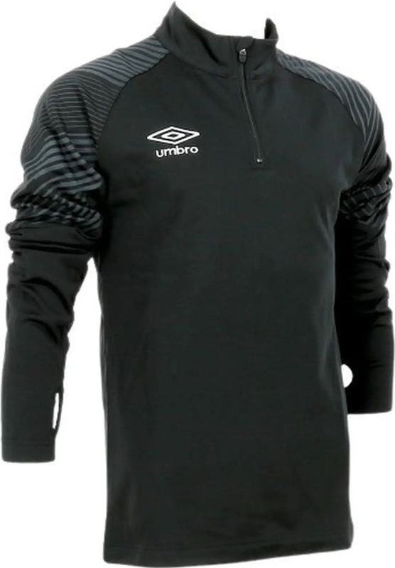 Umbro - Sweat 1/2 Zip League - Sweater - Zwart - 100% Polyester