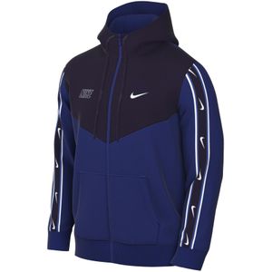 Nike - Sportswear Full-Zip Hoodie - Blauw - Katoenmix