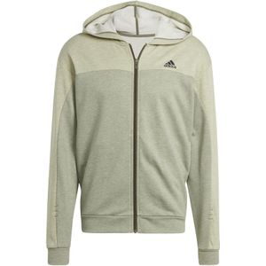 adidas - Gemêleerde Capuchon - Fleece Jas - Zacht - Ademend