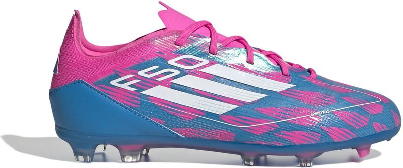 adidas - F50 Pro - Voetbalschoenen - Blauw Roze Wit - Synthetisch Materiaal