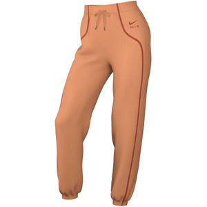 Nike - Fleece Trainingsbroek - Oranje - Dames