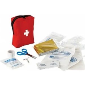 ECO - Eerste Hulp Kit - Rood - Inclusief Meerdere Verbandmaterialen