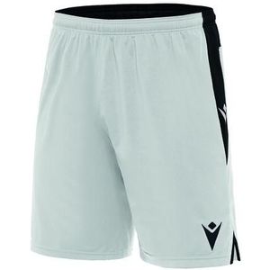 Macron - Tempel Short - Sportbroek - Wit - Ademend - Mesh Inzetstukken