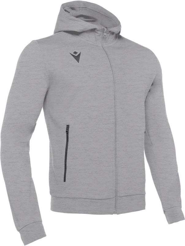 Macron - Cello Hoodie - Zwart - Katoenpolyester - Capuchon met Trekkoord