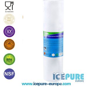 20 Zoll großer blauer Sedimentfilter 50 Mikron von Alapure ALA-PP20BB-50