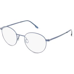 Rodenstock R2662 Damen-Brille inkl. Gläser Vollrand Panto Metall-Gestell 50mm/20mm/140mm, schwarz