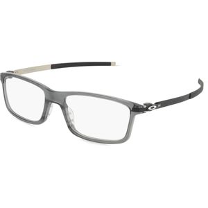 Oakley OX8050 Herren-Brille inkl. Gläser Vollrand Eckig Kunststoff-Gestell 53mm/18mm/140mm, grau