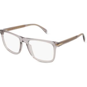 David Beckham DB 7115 Herren-Brille inkl. Gläser Vollrand Eckig Acetat-Gestell 54mm/19mm/145mm, grau