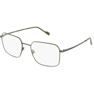 Fielmann MI 056 CL Herren-Brille inkl. Gläser Vollrand Eckig Titanflex-Gestell 55mm/20mm/145mm, grün