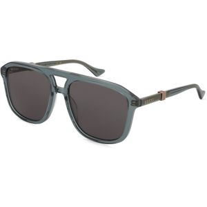Gucci GG1494S Herren-Sonnenbrille Vollrand Pilot Recycled Acetat-Gestell, grün