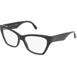 Jimmy Choo JC3021H Damen-Brille inkl. Gläser Vollrand Cateye Acetat-Gestell 54mm/17mm/140mm, schwarz