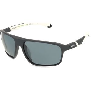 Polaroid PLD 7058/S Herren-Sonnenbrille Vollrand Eckig Kunststoff-Gestell, schwarz