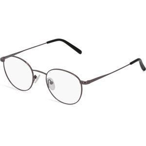 Fielmann BD 425 CL Unisex-Brille inkl. Gläser Vollrand Panto Edelstahl-Gestell 51mm/20mm/145mm, grau