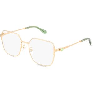 Swarovski SK1020D Damen-Brille inkl. Gläser Vollrand Eckig Metall-Gestell 53mm/17mm/145mm, Gold