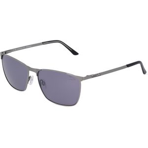Jaguar J 7367 Herren-Sonnenbrille Vollrand Eckig Metall-Gestell, silber
