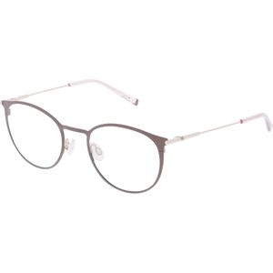 HUMPHREY’S eyewear 582405 Damen-Brille inkl. Gläser Vollrand Panto Metall-Gestell 48mm/19mm/140mm, grau