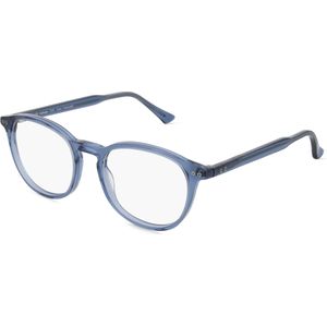 Fielmann LN 051 CL SAM Unisex-Brille inkl. Gläser Vollrand Panto Acetat-Gestell 51mm/19mm/145mm, blau