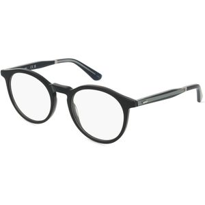 Calvin Klein CK23515 Unisex-Brille inkl. Gläser Vollrand Rund Kunststoff-Gestell 50mm/20mm/140mm, schwarz