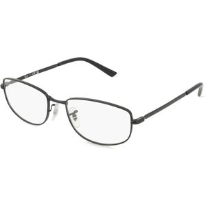 Ray-Ban 0RX3732V Unisex-Brille inkl. Gläser Vollrand Eckig Metall-Gestell 54mm/18mm/140mm, schwarz