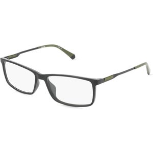 Polaroid PLD D479/G Herren-Brille inkl. Gläser Vollrand Eckig Kunststoff-Gestell 55mm/15mm/145mm, schwarz