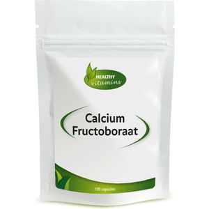 Calcium Fructoboraat (Calcium Fructoborate) | Rijke bron van goed opneembare borium | 100 vegan capsules | Vitaminesperpost.nl