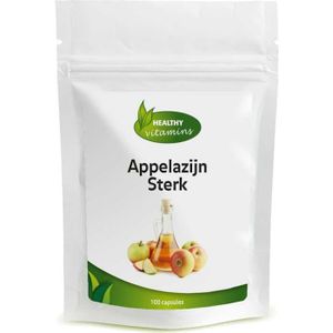 Appelazijn Sterk | 100 vegan capsules | 35% azijnzuur | hooggedoseerd | Vitaminesperpost.nl