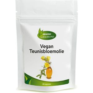 Vegan Teunisbloemolie | 60 capsules | GLA| vitaminesperpost.nl