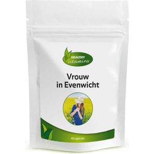Vrouw in Evenwicht | 60 capsules | met Vitex Agnus Castus en Dong Quai | vitaminesperpost.nl