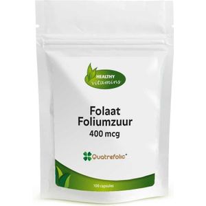Folaat Foliumzuur 400 mcg - 100 capsules - Quatrefolic®