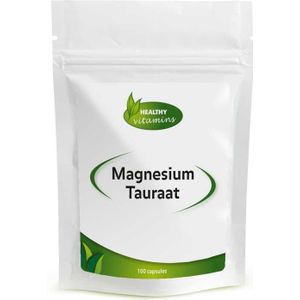 Magnesium Tauraat ✔  100 capsules ✔  Vitaminesperpost.nl