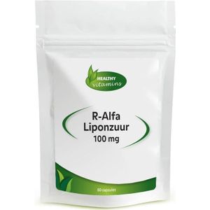 R-Alfa-Liponzuur | 100 mg | 60 capsules | Vitaminesperpost.nl