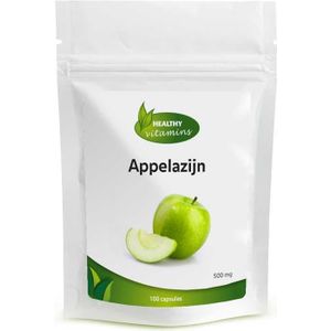 Appelazijn | 100 capsules | 500 mg |  Vegan | Vitaminesperpost.nl