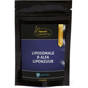 Liposomale R-Alfa Liponzuur | vegan capsules | vitaminesperpost.nl