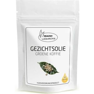 Gezichtsolie Groene Koffie | 30 capsules | Vitaminesperpost.nl